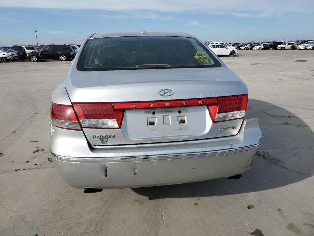 KMHFC46F98A306099 - 2008 HYUNDAI AZERA SE SILVER photo 6