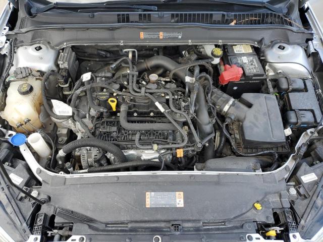 3FA6P0CD3KR150262 - 2019 FORD FUSION SEL SILVER photo 11