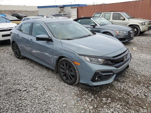 SHHFK7H60MU212750 - 2021 HONDA CIVIC EX GRAY photo 4