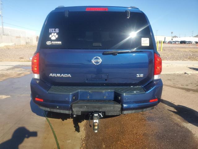 5N1AA0NDXAN605351 - 2010 NISSAN ARMADA SE BLUE photo 6