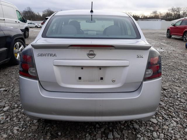 3N1AB6AP3CL770054 - 2012 NISSAN SENTRA 2.0 SILVER photo 6