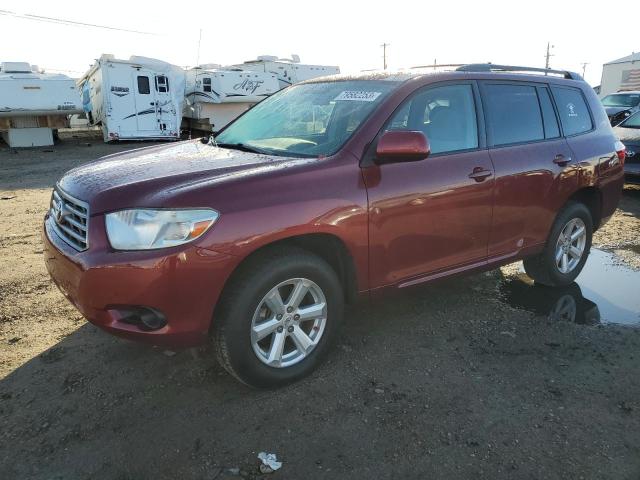 JTEES41A892128112 - 2009 TOYOTA HIGHLANDER RED photo 1