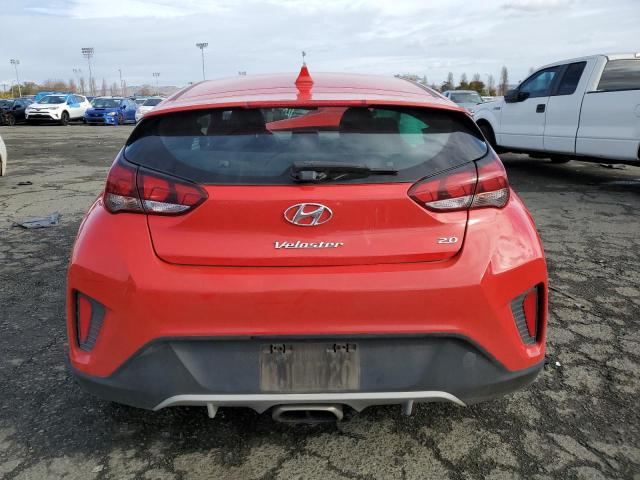 KMHTG6AF5KU019309 - 2019 HYUNDAI VELOSTER BASE RED photo 6