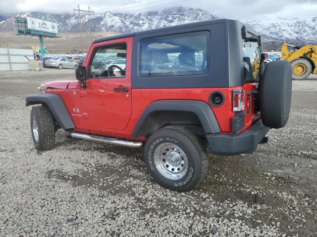 1J4FA24187L208622 - 2007 JEEP WRANGLER X RED photo 2