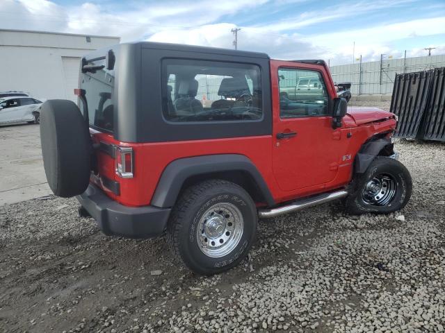 1J4FA24187L208622 - 2007 JEEP WRANGLER X RED photo 3