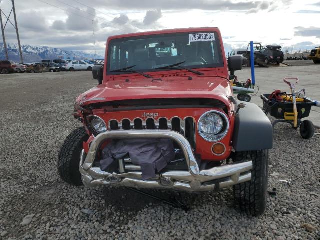 1J4FA24187L208622 - 2007 JEEP WRANGLER X RED photo 5