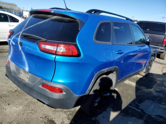 1C4PJLCXXJD596198 - 2018 JEEP CHEROKEE LATITUDE BLUE photo 3