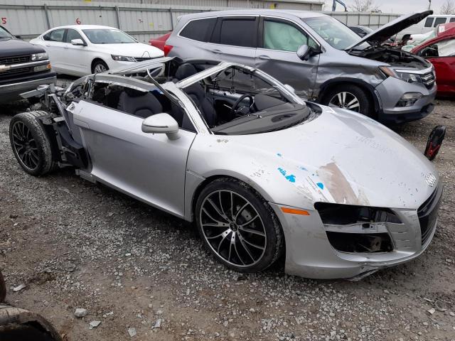 WUAAU34229N002132 - 2009 AUDI R8 4.2 QUATTRO SILVER photo 4