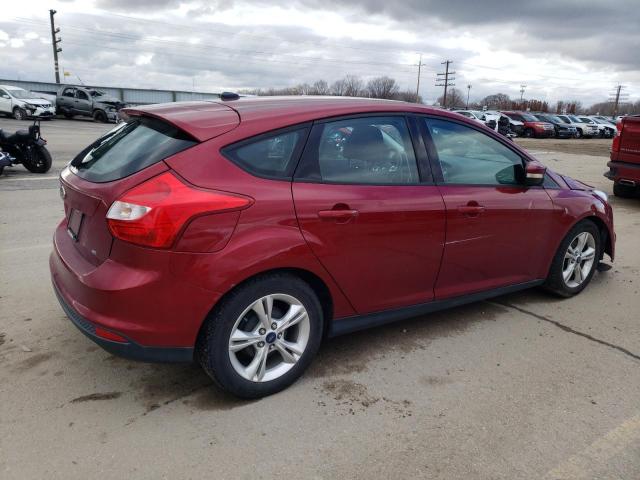 1FADP3K22EL112405 - 2014 FORD FOCUS SE RED photo 3