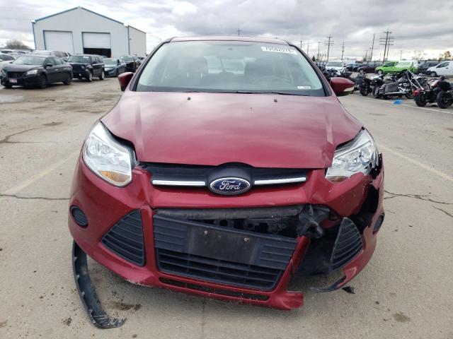 1FADP3K22EL112405 - 2014 FORD FOCUS SE RED photo 5