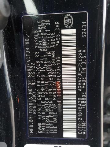 4T1T11AK4PU734106 - 2023 TOYOTA CAMRY SE NIGHT SHADE BLACK photo 13