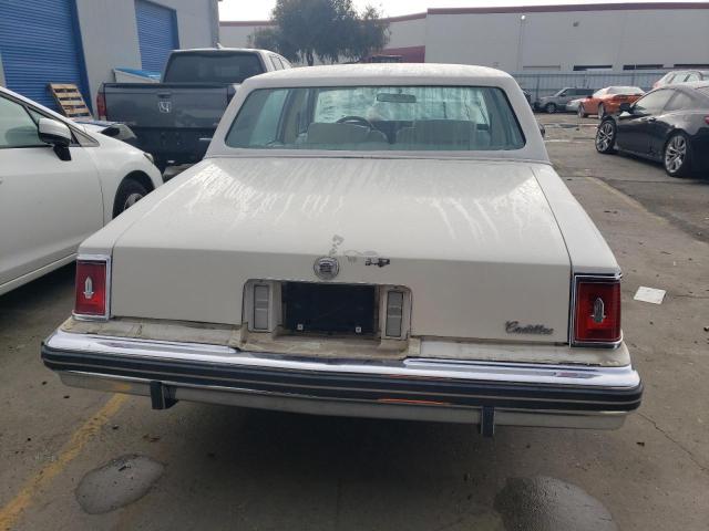 6S69B8Q487594 - 1978 CADILLAC SEVILLE WHITE photo 6