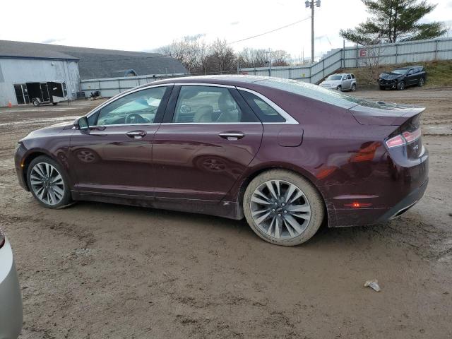 3LN6L5F97HR646342 - 2017 LINCOLN MKZ RESERVE ბურგუნდია ფოტო 2
