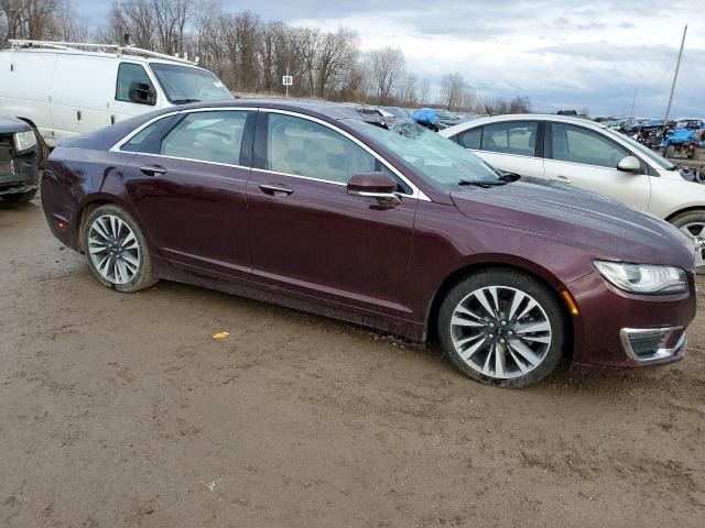 3LN6L5F97HR646342 - 2017 LINCOLN MKZ RESERVE BURGUNDY photo 4