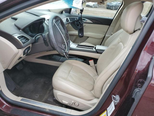3LN6L5F97HR646342 - 2017 LINCOLN MKZ RESERVE ბურგუნდია ფოტო 7