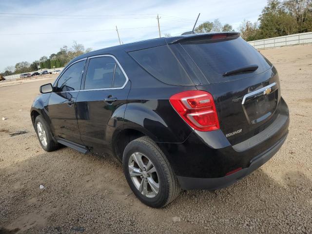 2GNALBEKXH1556602 - 2017 CHEVROLET EQUINOX LS BLACK photo 2