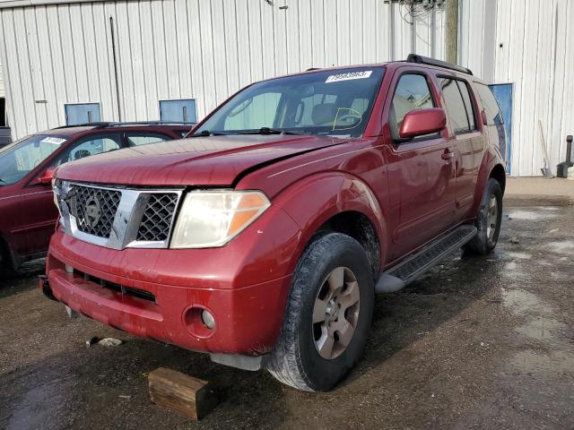 5N1AR18W76C642047 - 2006 NISSAN PATHFINDER LE BURGUNDY photo 1