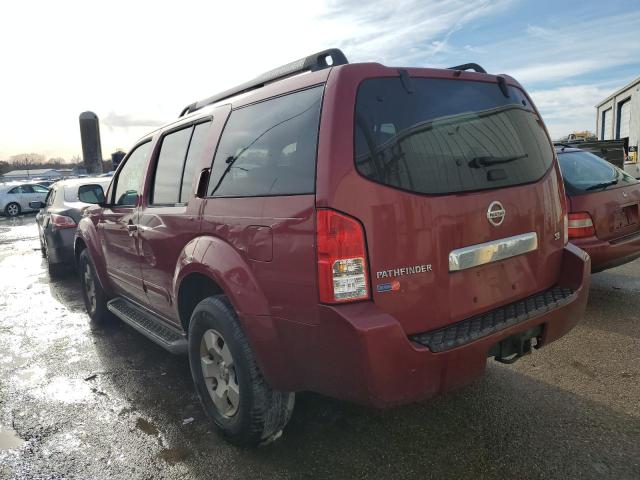 5N1AR18W76C642047 - 2006 NISSAN PATHFINDER LE BURGUNDY photo 2