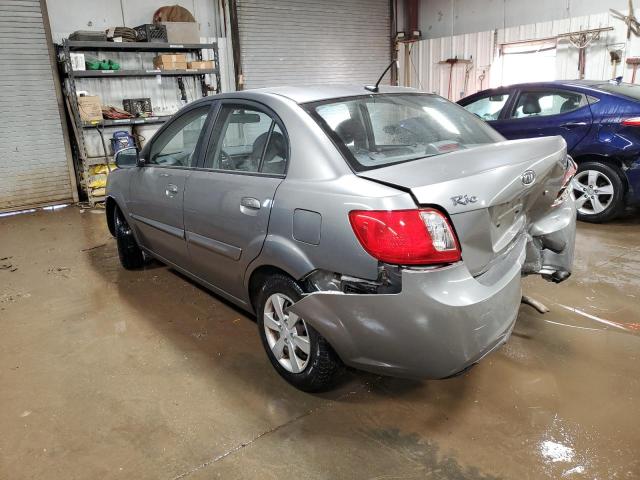 KNADH4A39B6930843 - 2011 KIA RIO BASE GRAY photo 2