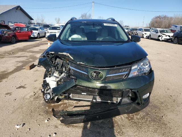 2T3RFREV9DW119049 - 2013 TOYOTA RAV4 XLE GREEN photo 5