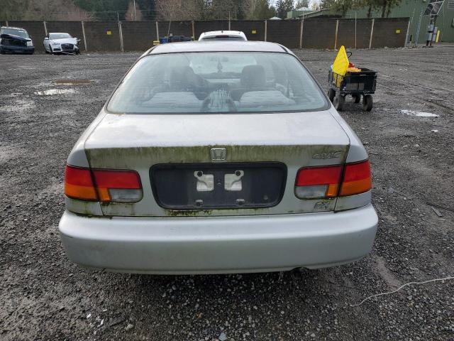 1HGEJ6226WL001263 - 1998 HONDA CIVIC DX GRAY photo 6