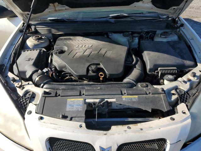 1G2ZG57N484260590 - 2008 PONTIAC G6 BASE WHITE photo 11