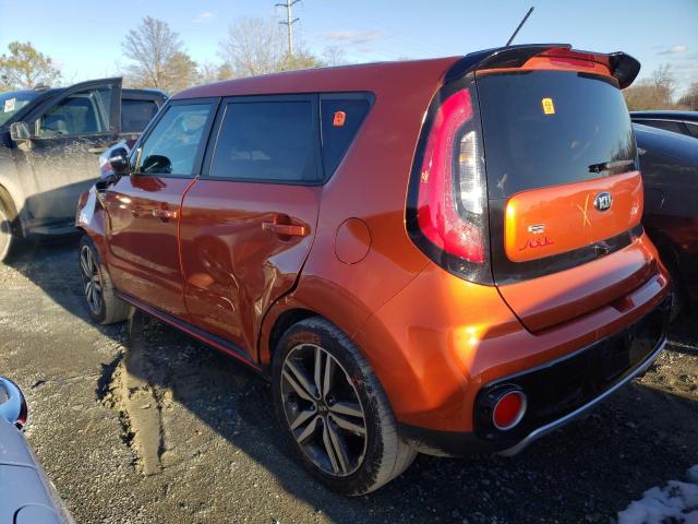 KNDJX3AAXJ7554101 - 2018 KIA SOUL ! ORANGE photo 2