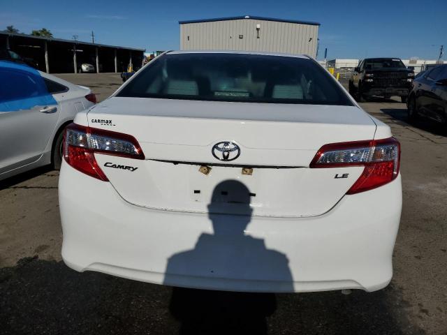 4T4BF1FK2ER400018 - 2014 TOYOTA CAMRY L WHITE photo 6