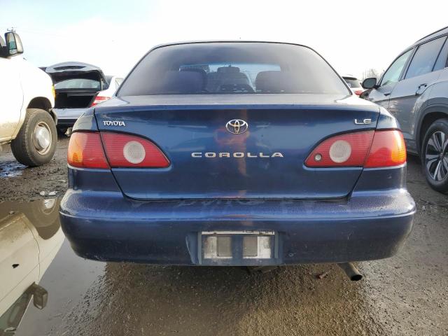 1NXBR12E01Z444238 - 2001 TOYOTA COROLLA CE BLUE photo 6