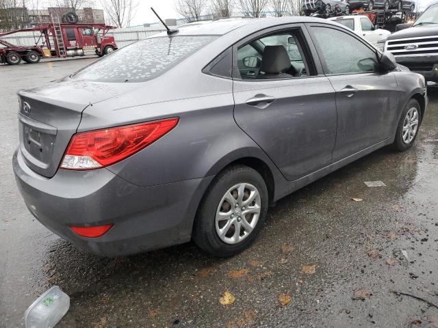 KMHCT4AEXEU759675 - 2014 HYUNDAI ACCENT GLS GRAY photo 3