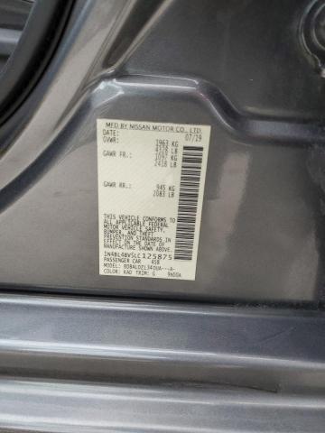 1N4BL4BV5LC125875 - 2020 NISSAN ALTIMA S GRAY photo 12