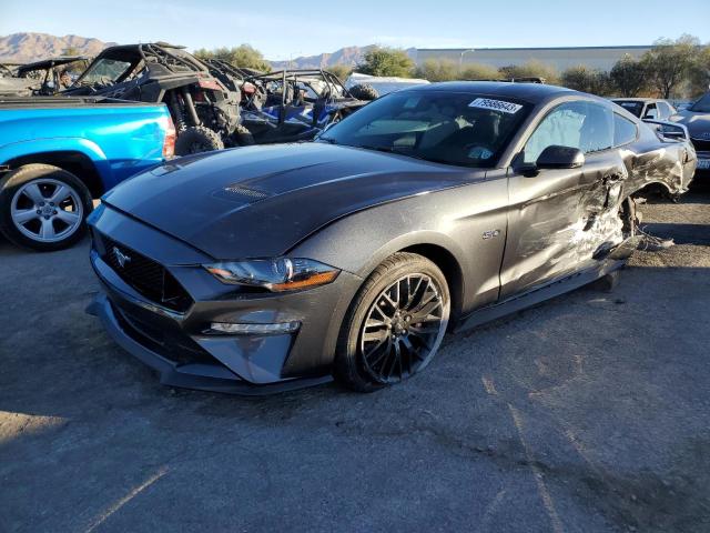 1FA6P8CF2J5180998 - 2018 FORD MUSTANG GT CHARCOAL photo 1