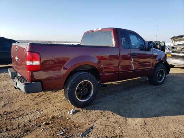 1FTRF12256NB50692 - 2006 FORD F150 BURGUNDY photo 3