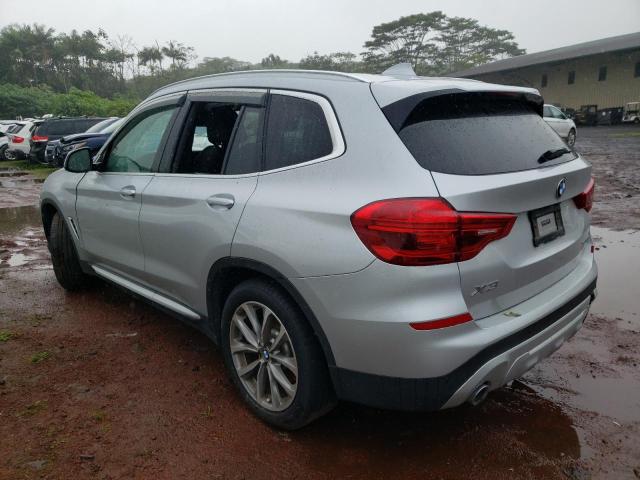 5UXTR7C50KLR51091 - 2019 BMW X3 SDRIVE30I SILVER photo 2