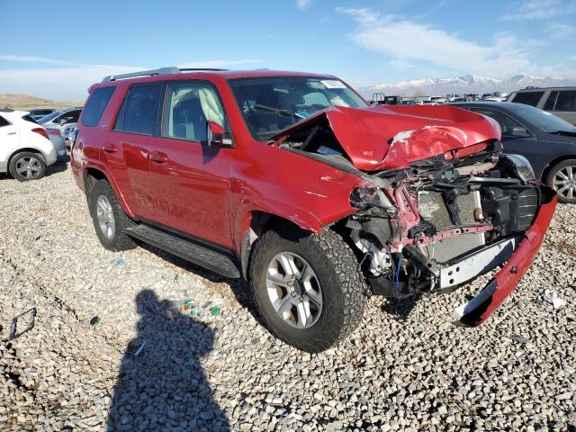 JTEBU5JR0J5514129 - 2018 TOYOTA 4RUNNER SR5/SR5 PREMIUM წითელი ფოტო 4