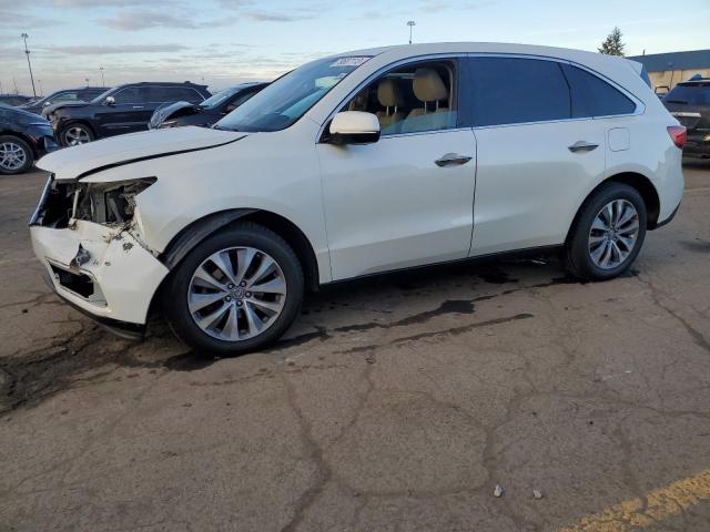 5FRYD4H47FB001757 - 2015 ACURA MDX TECHNOLOGY WHITE photo 1