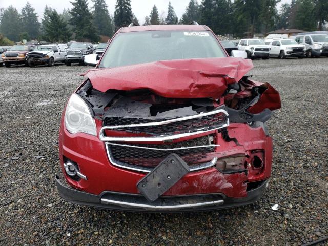 2GNFLHE38E6380021 - 2014 CHEVROLET EQUINOX LTZ BURGUNDY photo 5