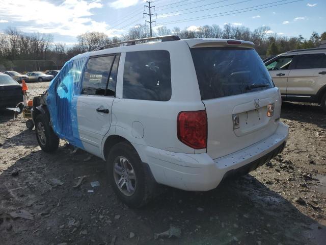 5FNYF18595B045096 - 2005 HONDA PILOT EXL WHITE photo 2