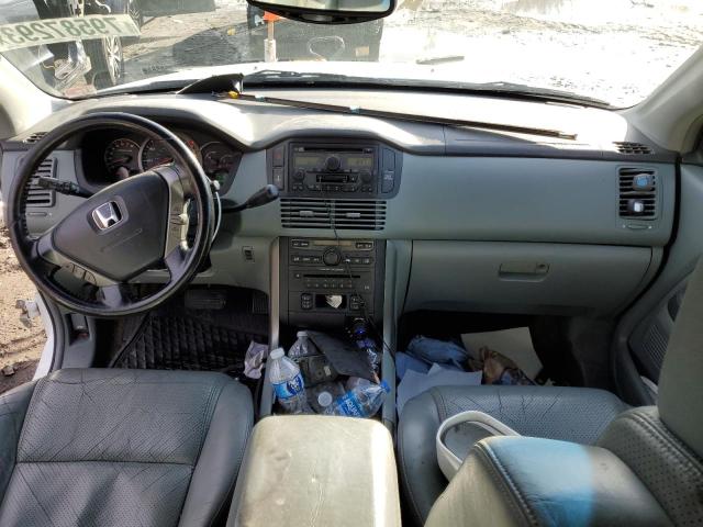 5FNYF18595B045096 - 2005 HONDA PILOT EXL WHITE photo 8