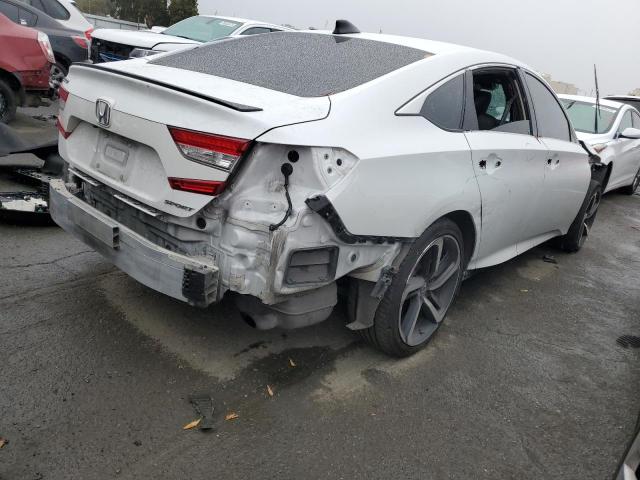 1HGCV1F32NA057938 - 2022 HONDA ACCORD SPORT WHITE photo 3