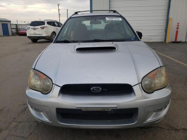 JF1GG29664G809924 - 2004 SUBARU IMPREZA WRX SILVER photo 5