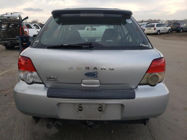 JF1GG29664G809924 - 2004 SUBARU IMPREZA WRX SILVER photo 6