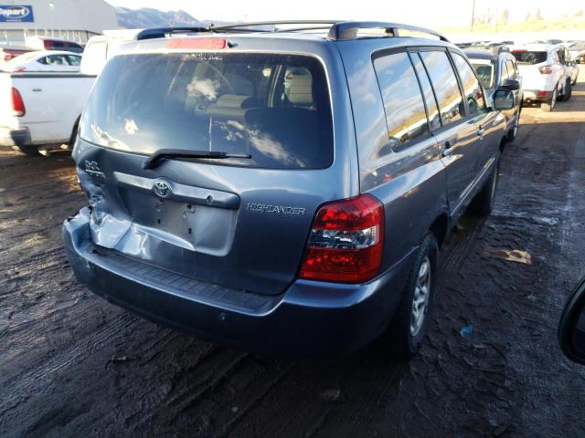 JTEGD21A150124013 - 2005 TOYOTA HIGHLANDER BLUE photo 3