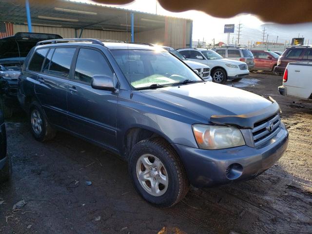 JTEGD21A150124013 - 2005 TOYOTA HIGHLANDER BLUE photo 4