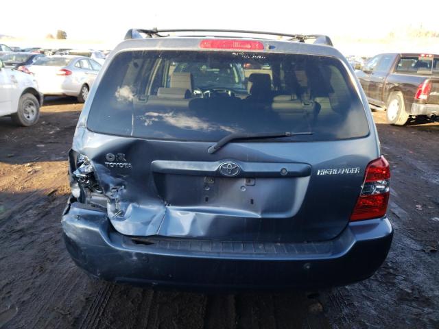 JTEGD21A150124013 - 2005 TOYOTA HIGHLANDER BLUE photo 6