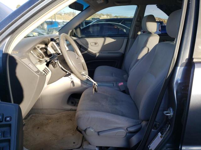 JTEGD21A150124013 - 2005 TOYOTA HIGHLANDER BLUE photo 7