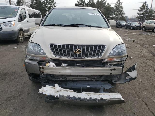 JT6HF10U8Y0148071 - 2000 LEXUS RX 300 GOLD photo 5