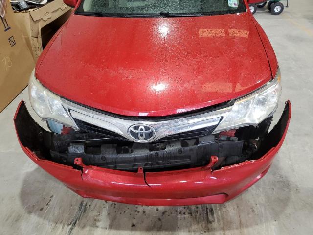 4T4BF1FK9DR318656 - 2013 TOYOTA CAMRY L RED photo 11