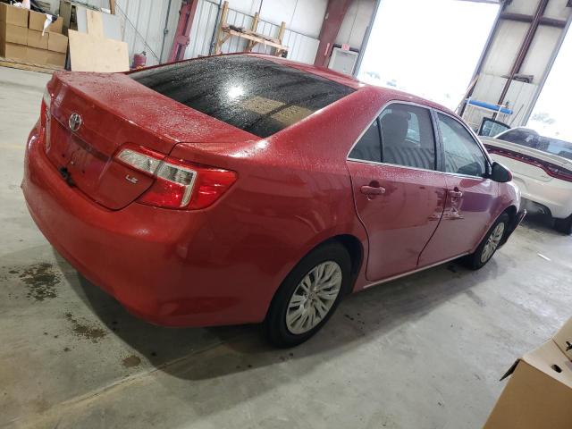 4T4BF1FK9DR318656 - 2013 TOYOTA CAMRY L RED photo 3