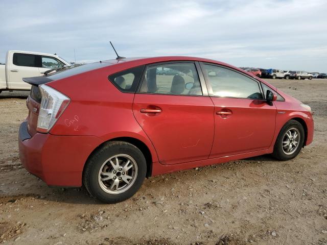 JTDKN3DU4A0168041 - 2010 TOYOTA PRIUS RED photo 3